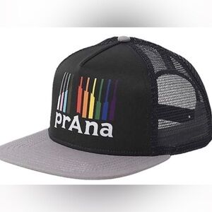 prAna Vista Trucker Hat Snapback in Pride Mountain Unisex One Size NWT!